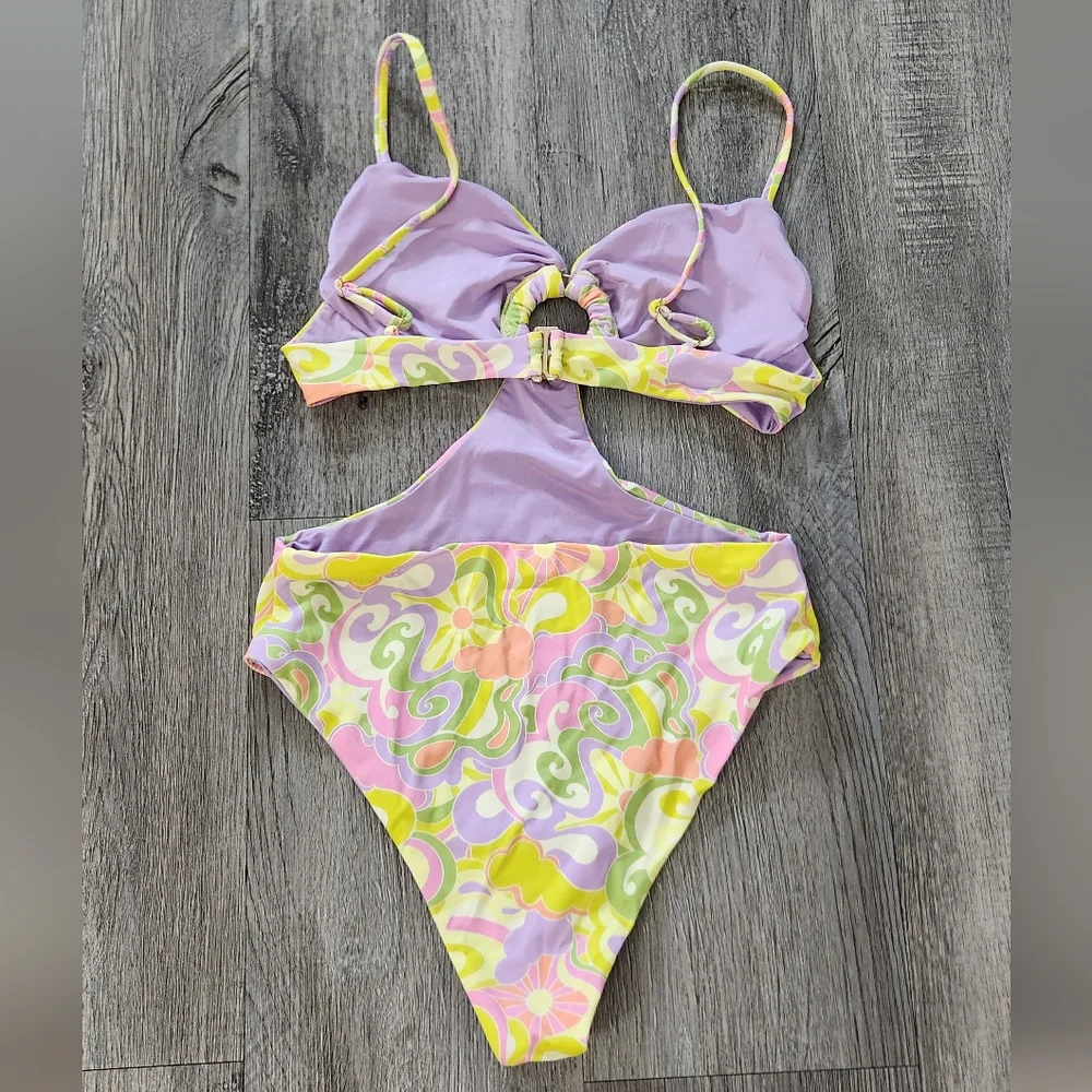 New!Beach Riot Kirsten  One‎ Piece Cut-out Swimsuit